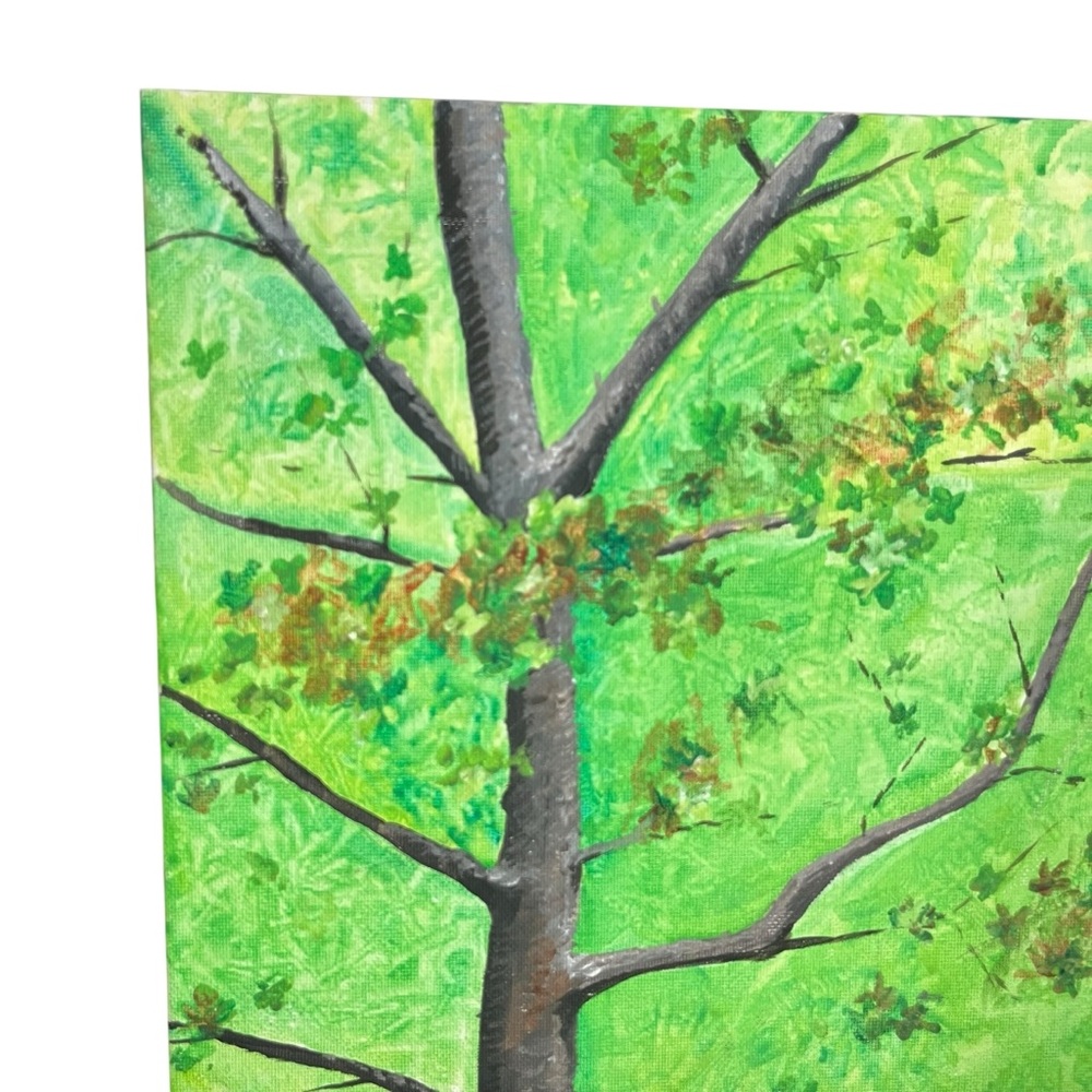 Vibrant Tree Original Art - Acrylic on Canvas - Picture 3 of 4